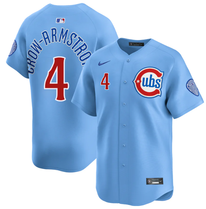 Men Custom MLB CHICAGO CUBS BLUE ALTERNATE LIMITED Nike 2025 JERSEY